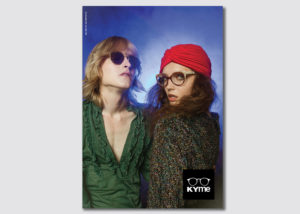 Kyme eyewear communication campaign