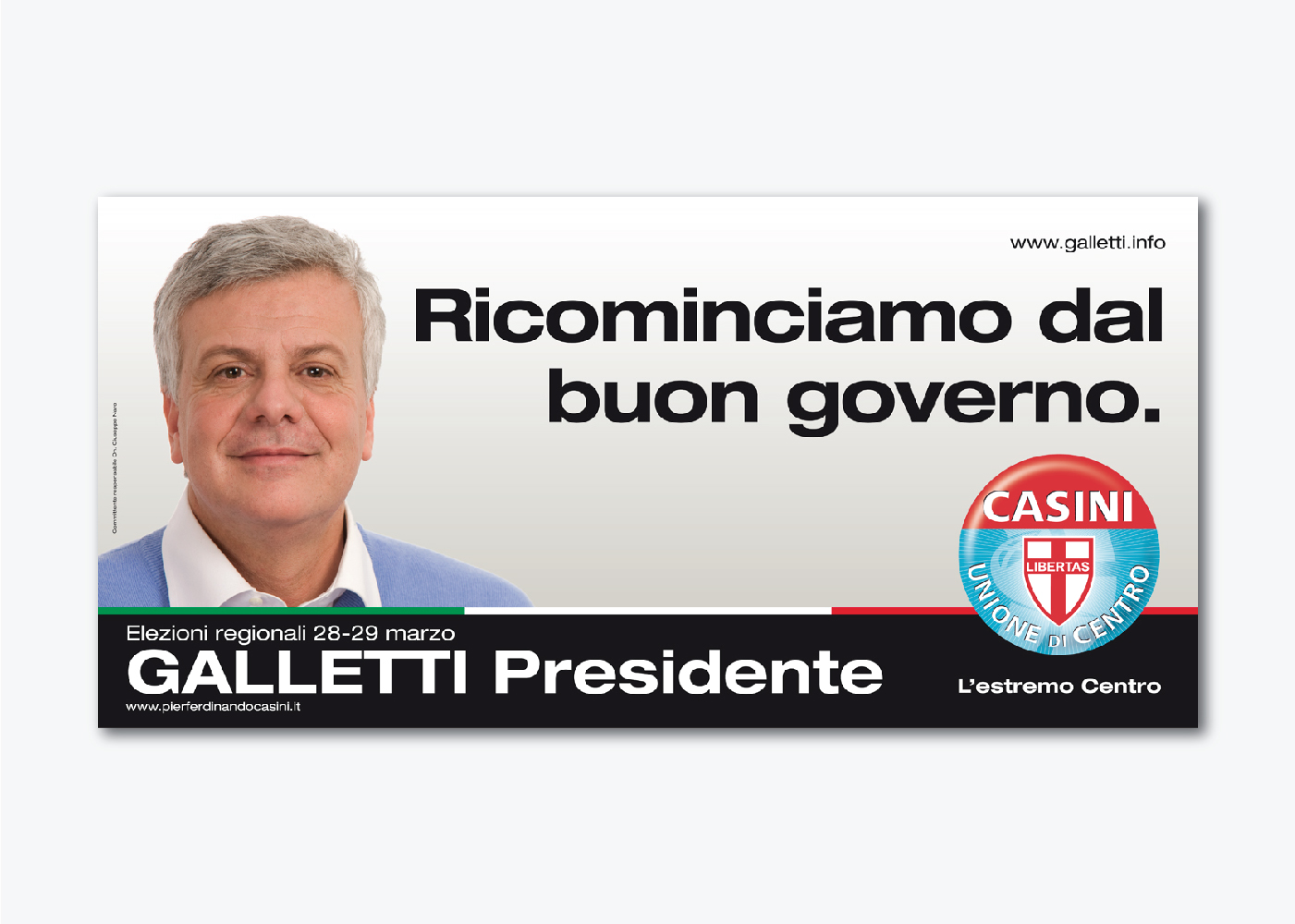 Campagna di comunicazione Galletti UDC Emilia Romagna