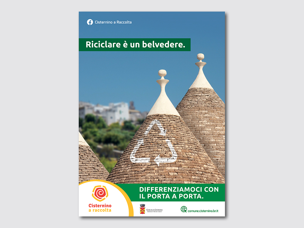 Manifesto Campagna riciclo Comune di Cisternino