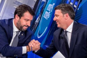 La sfida Salvini Renzi comunicazione politica